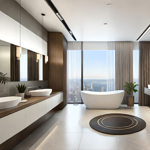 newly remodeled bathroom