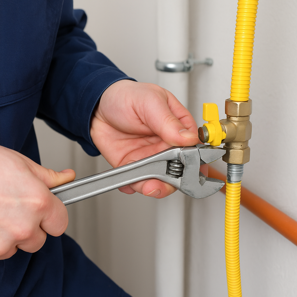 gas line installation