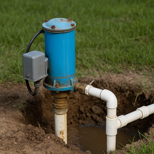 well pump at a home